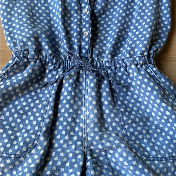 Hei Hei Anthropologie Chambray Linen Romper - Picture 8 of 16